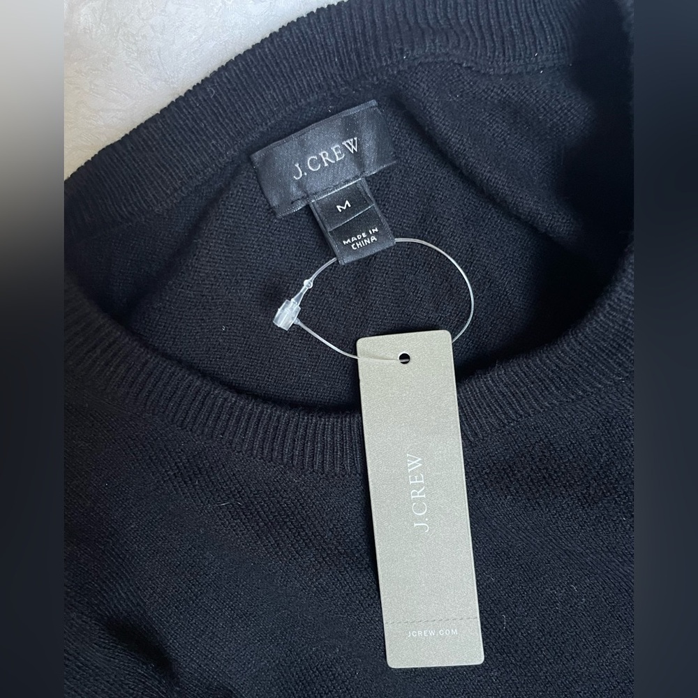 Men’s J. Crew Cotton / Cashmere Crewneck Sweater, Size M